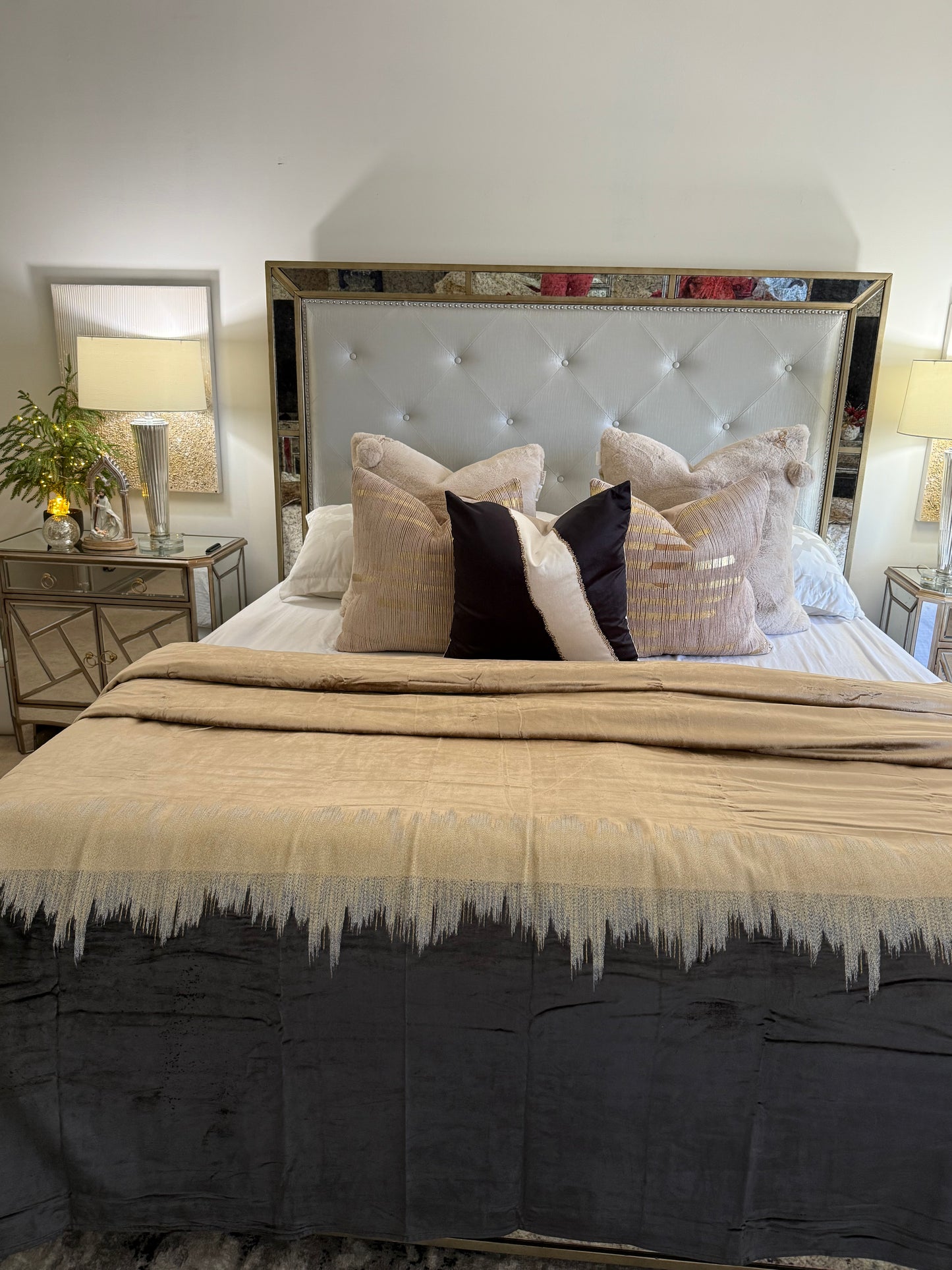 Stone Charcoal Duvet Cover(King size)