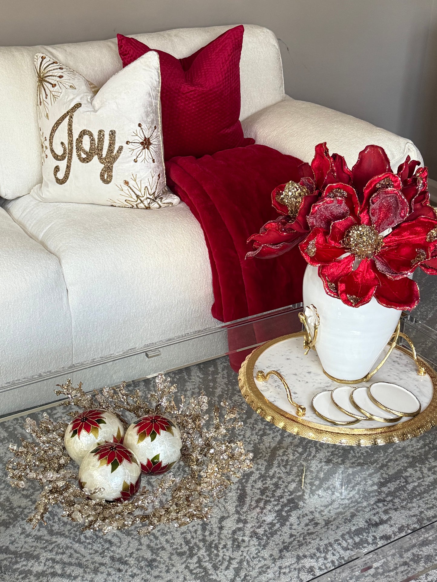 Christmas Decorative Balls Set Of 3