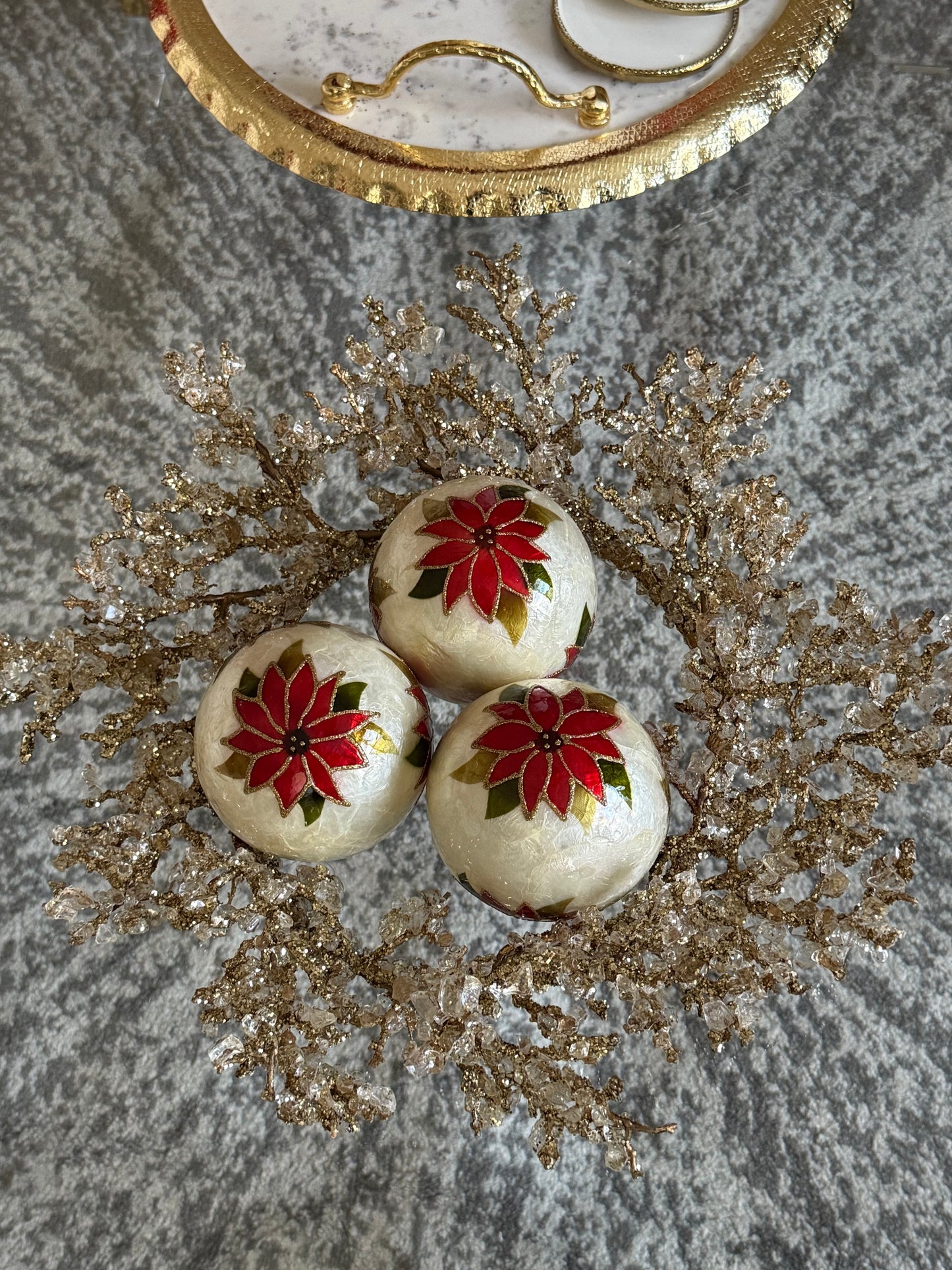 Christmas Decorative Balls Set Of 3