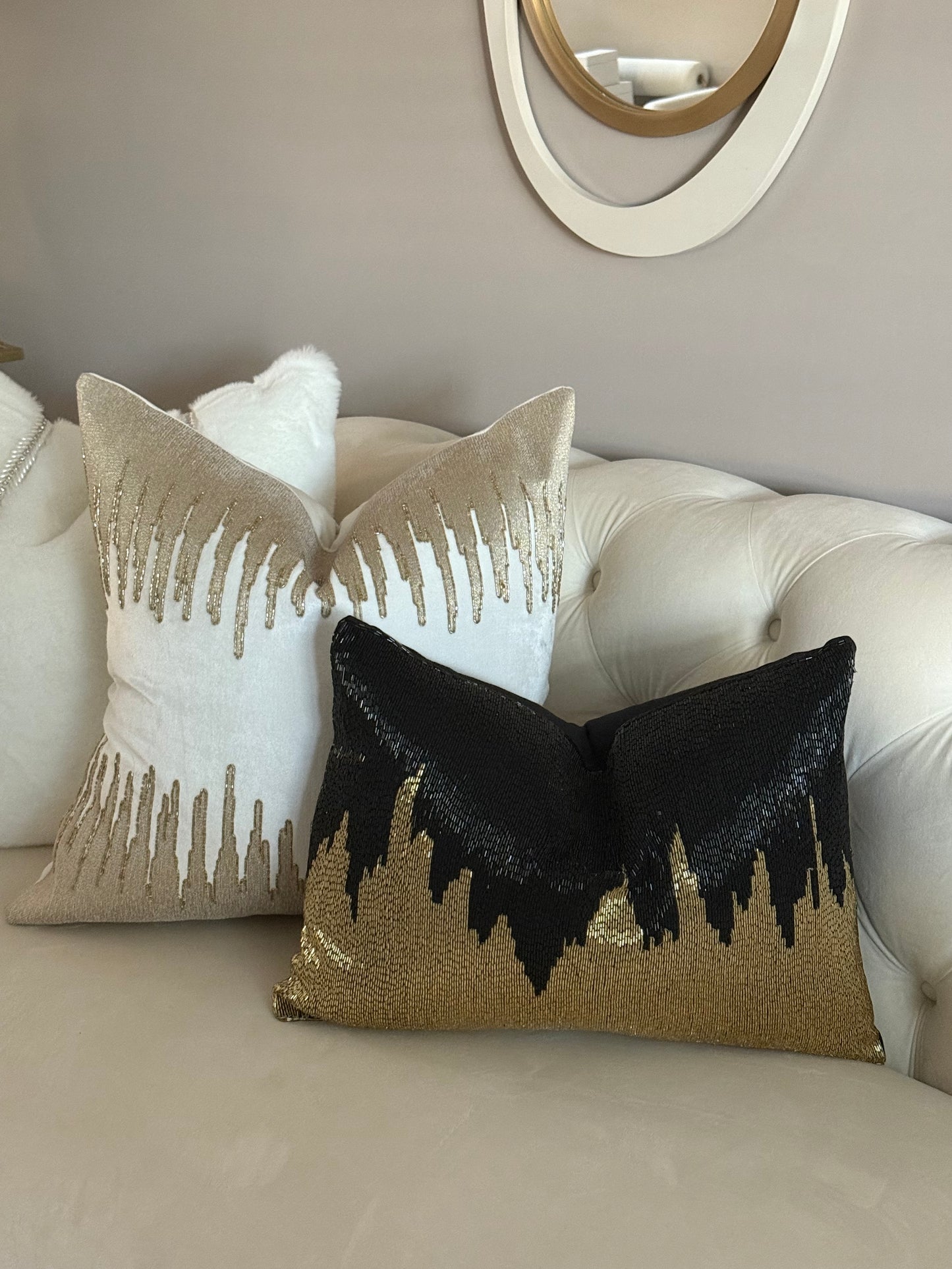 Black And Gold pillow