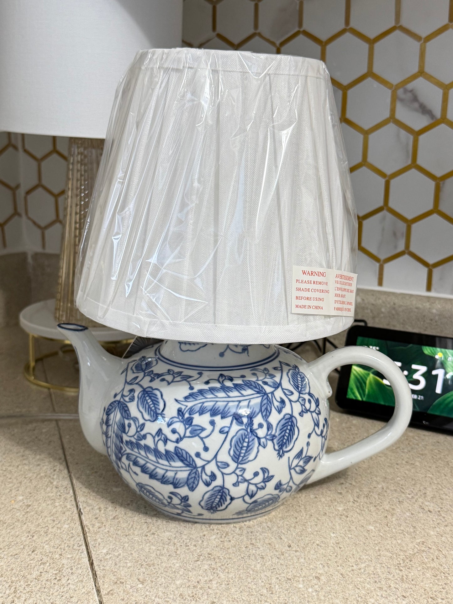 Teapot Lamp