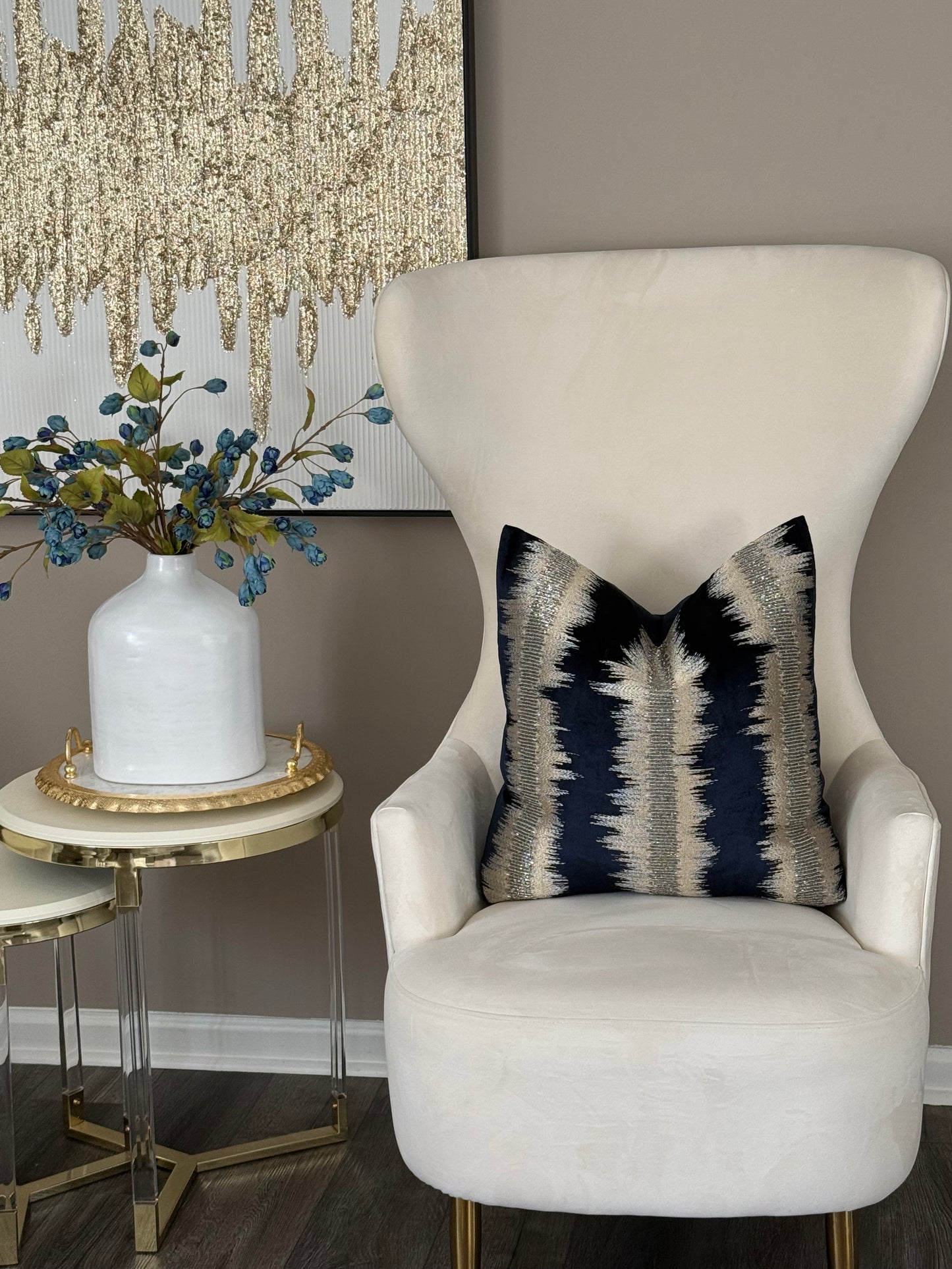 Royal Navy Blue Pillow