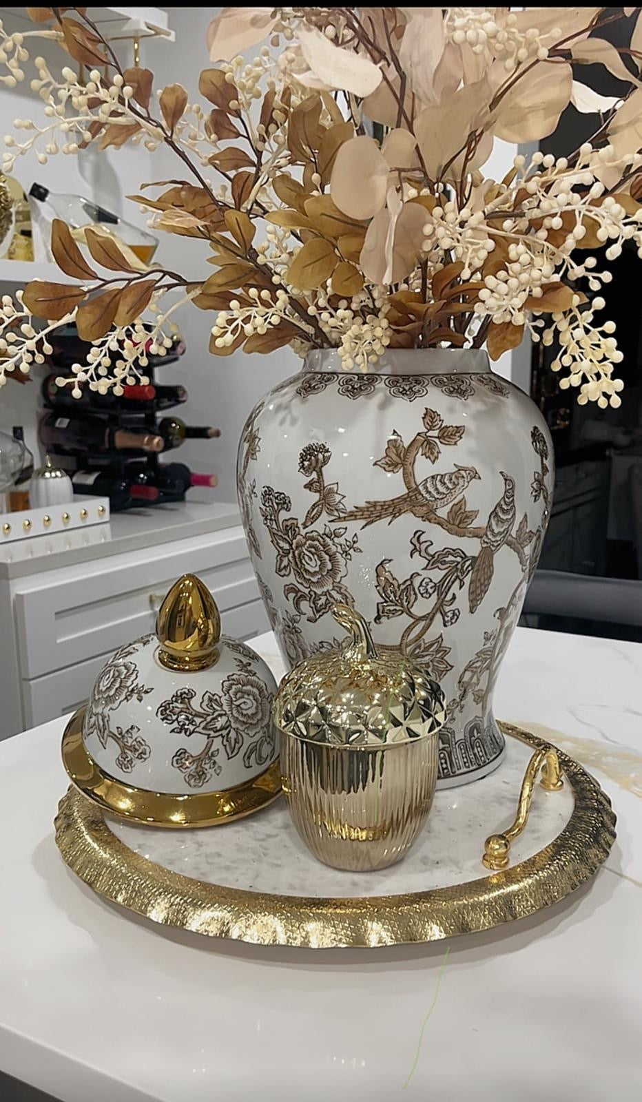 Luxury Acorn Candle shape.