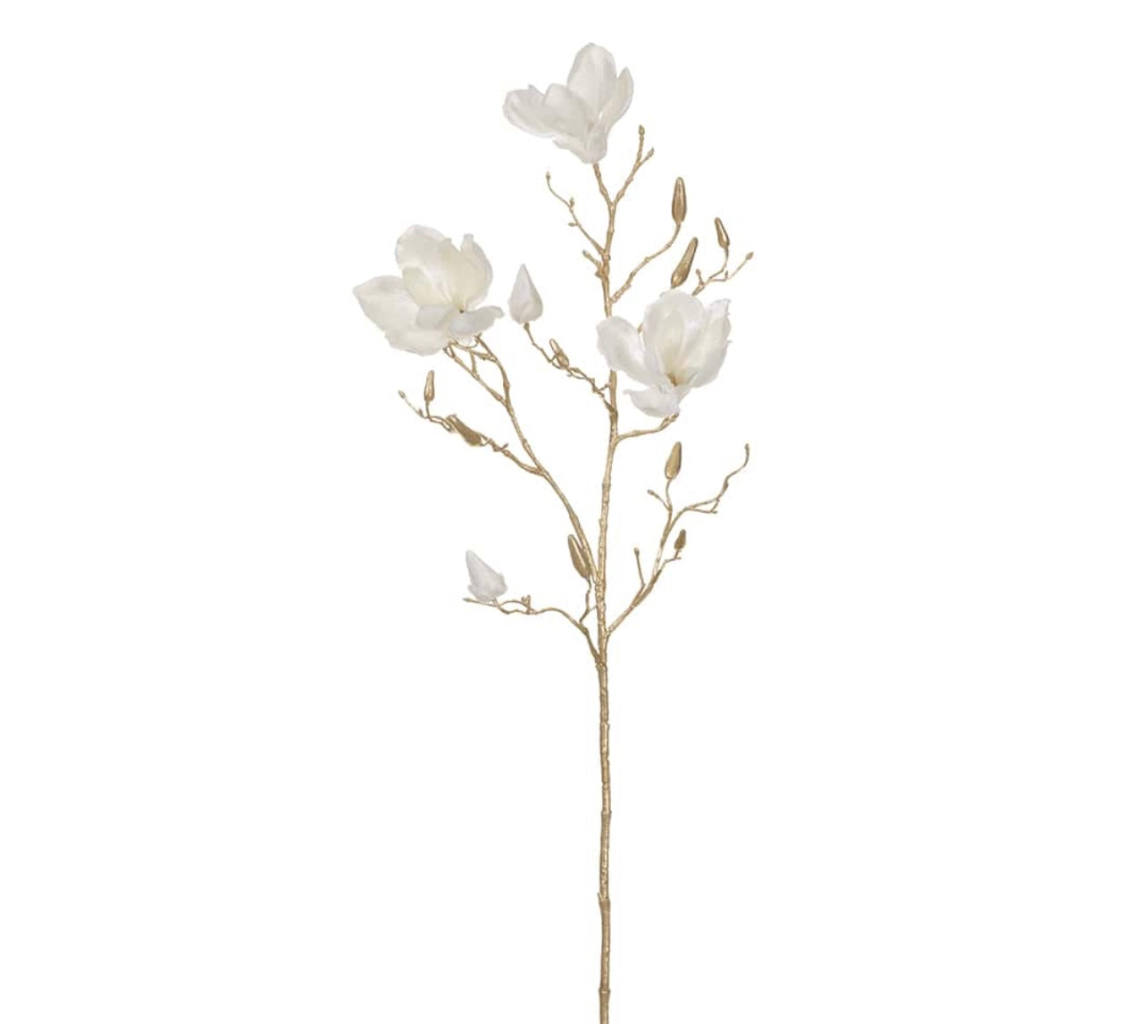 Christmas Velvet Magnolia with Stem(one stem)