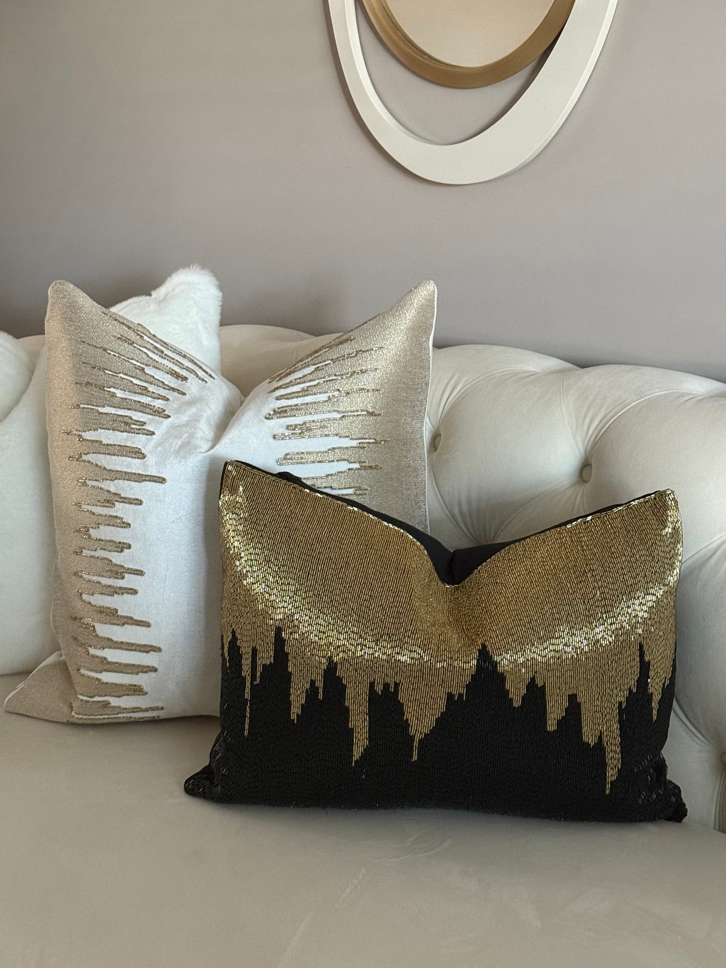 Black And Gold pillow