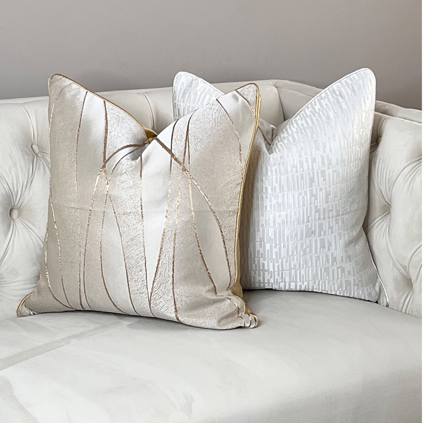 Beige Pillow Cover