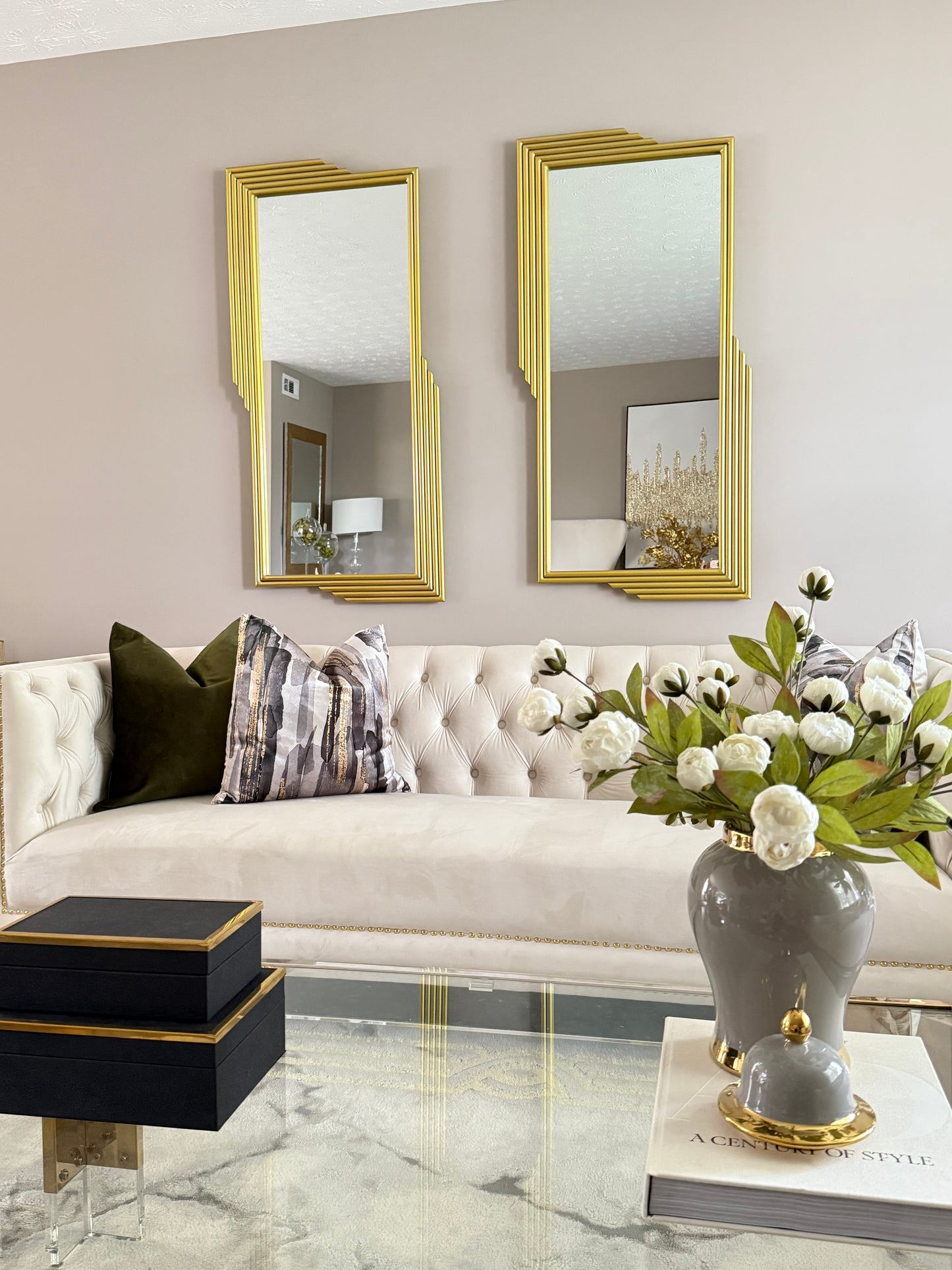 Black And Gold Pillow