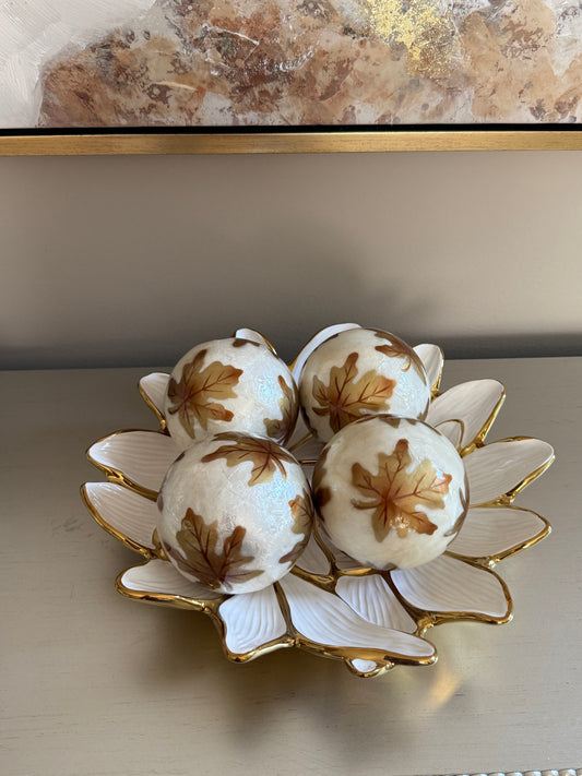 Fall Decorative Balls Set Of 4