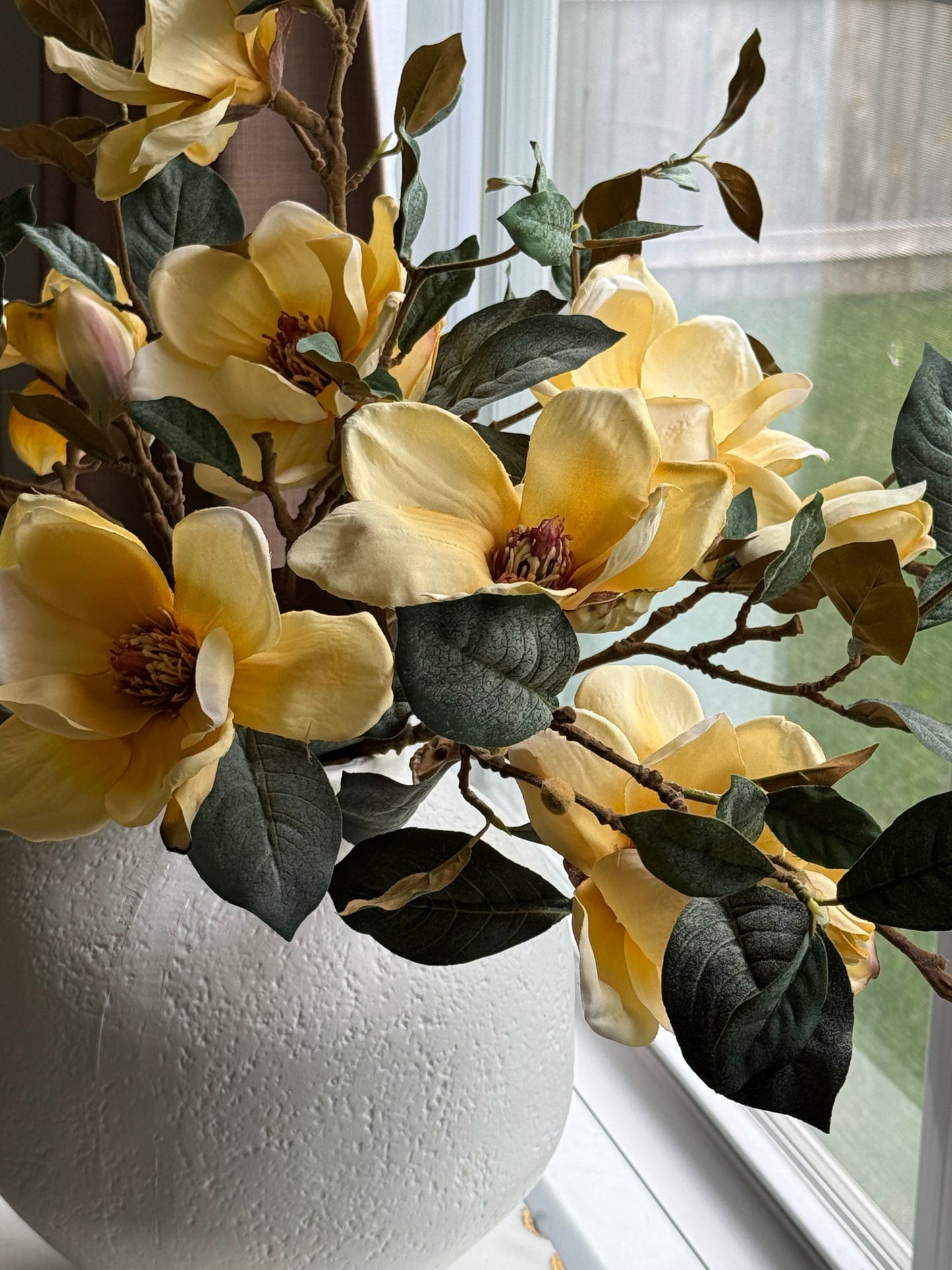Yellow Magnolia Spray (one stem)