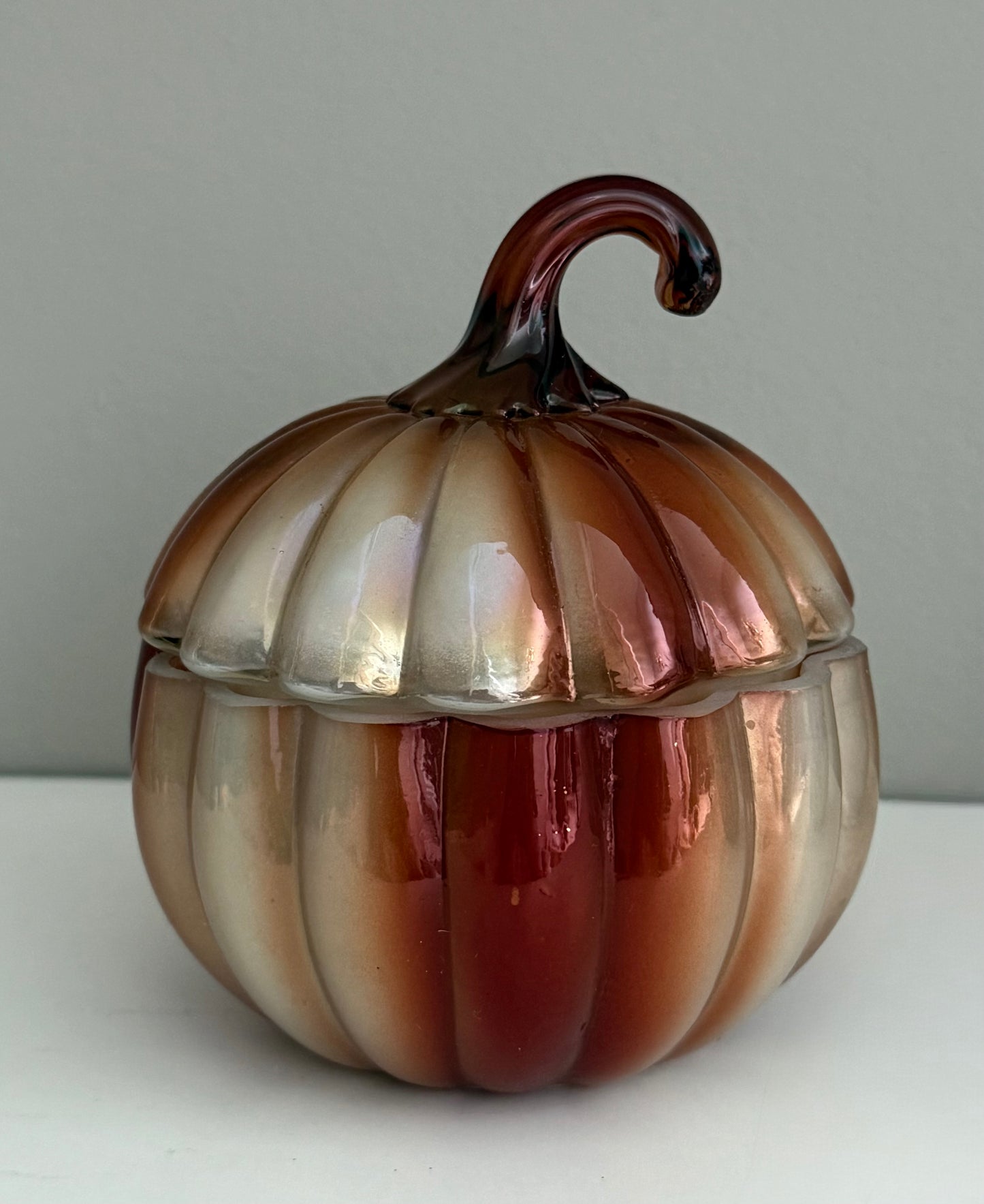 Cinnamon Terracotta Pumpkin shaped Candle