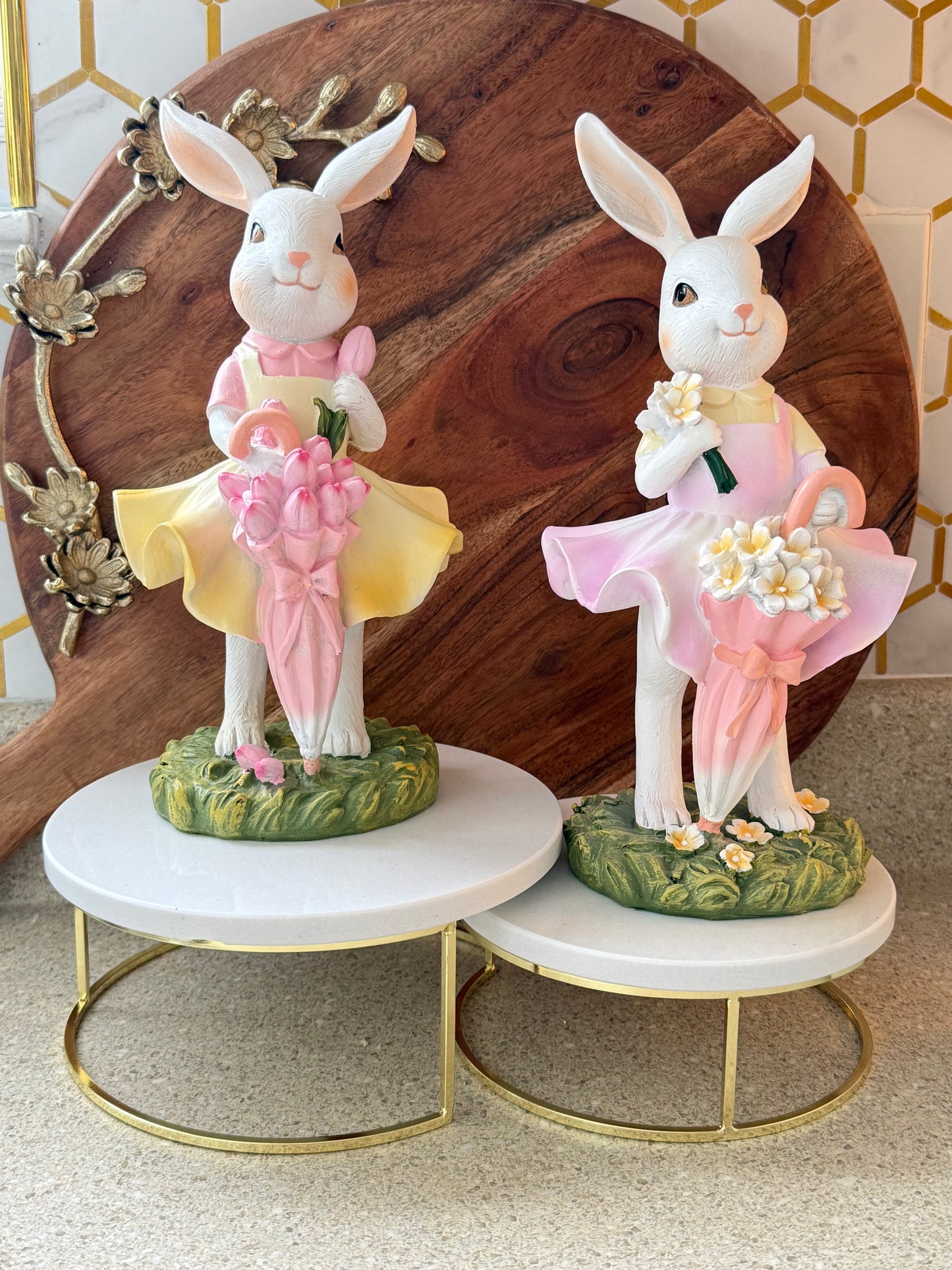 Bunny Girl Table statue . Two color available.