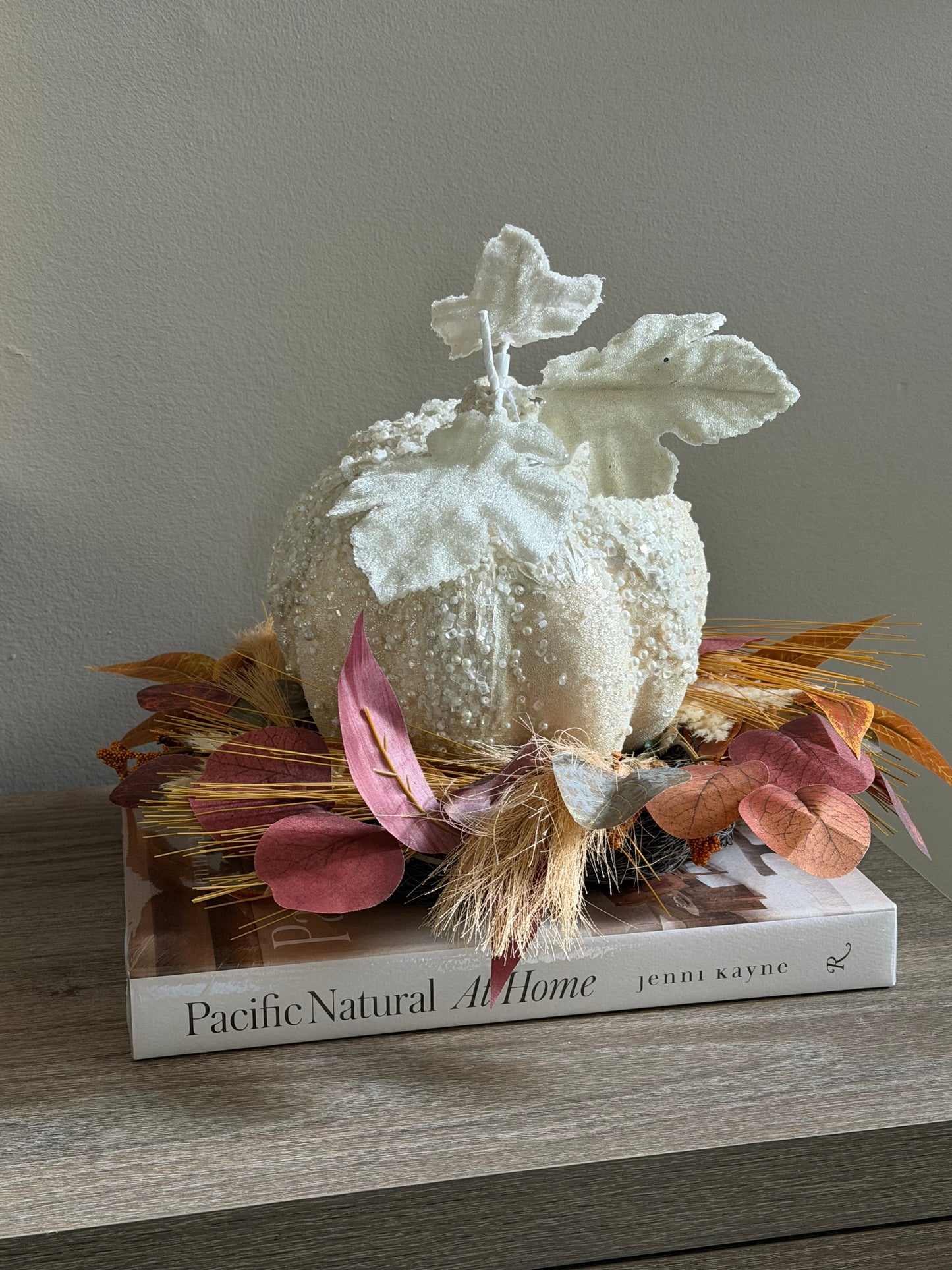 Decorative book Beige