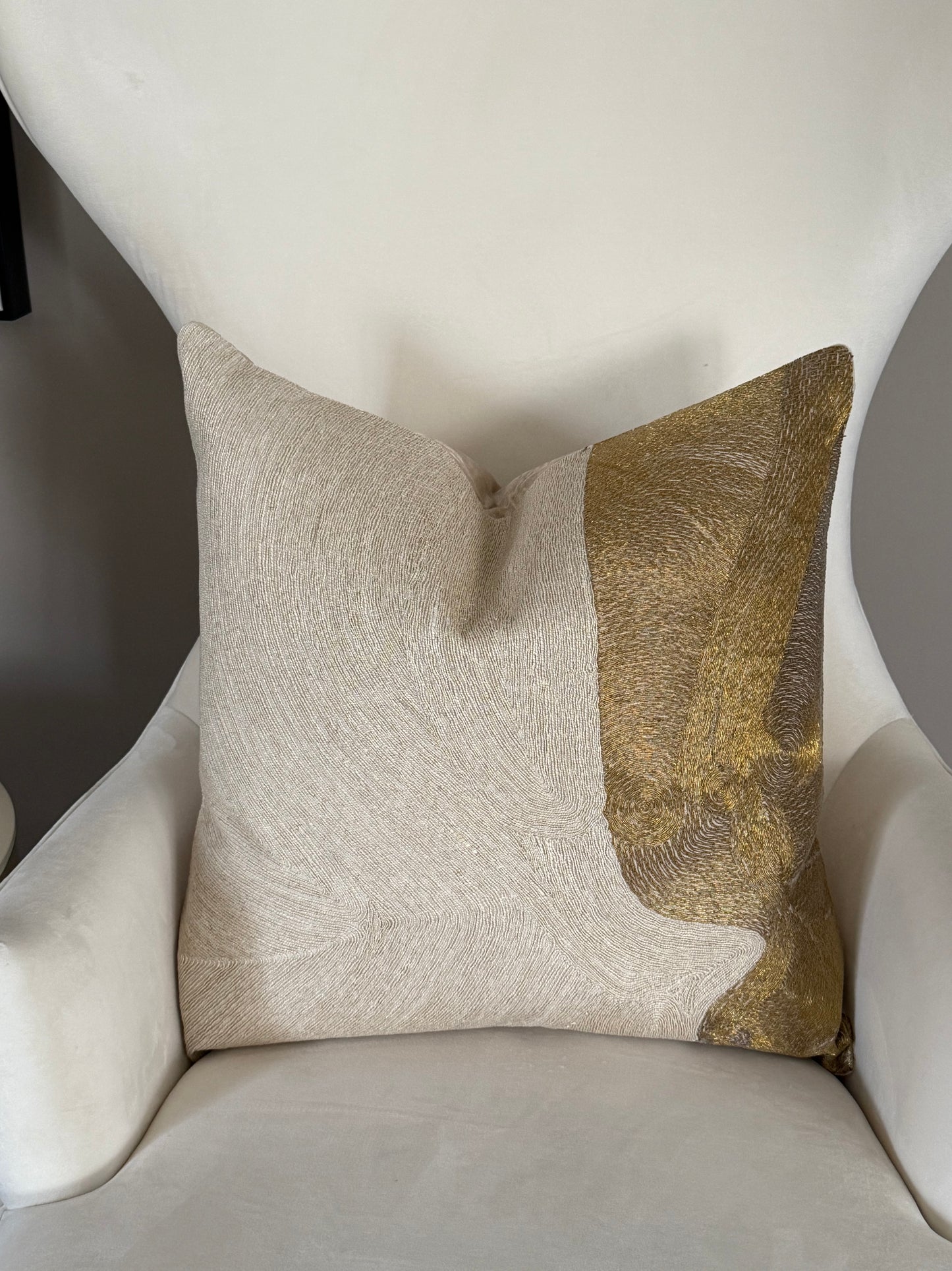 Ivory Gold pillow