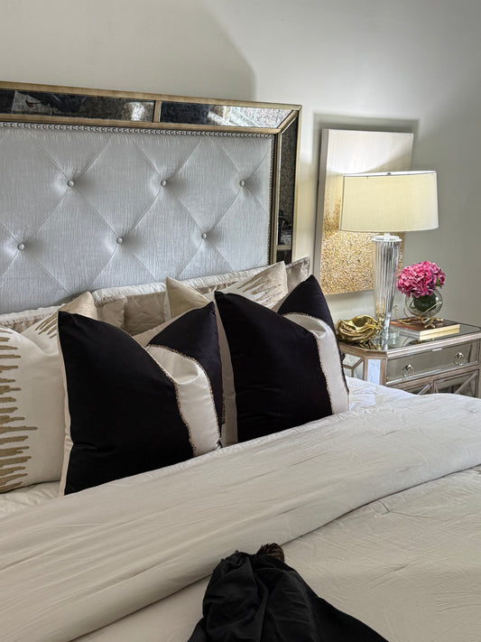 Black And Cream Pillow