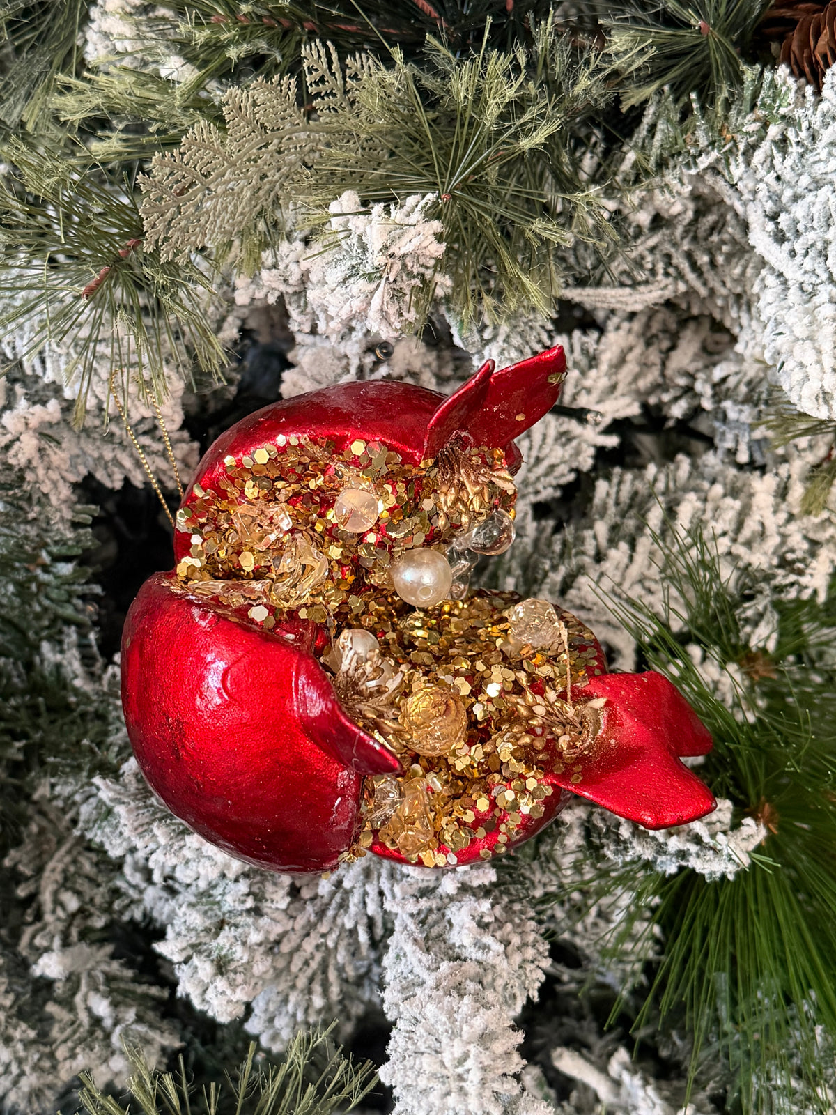 Pomegranate Open With Jewel set of 3