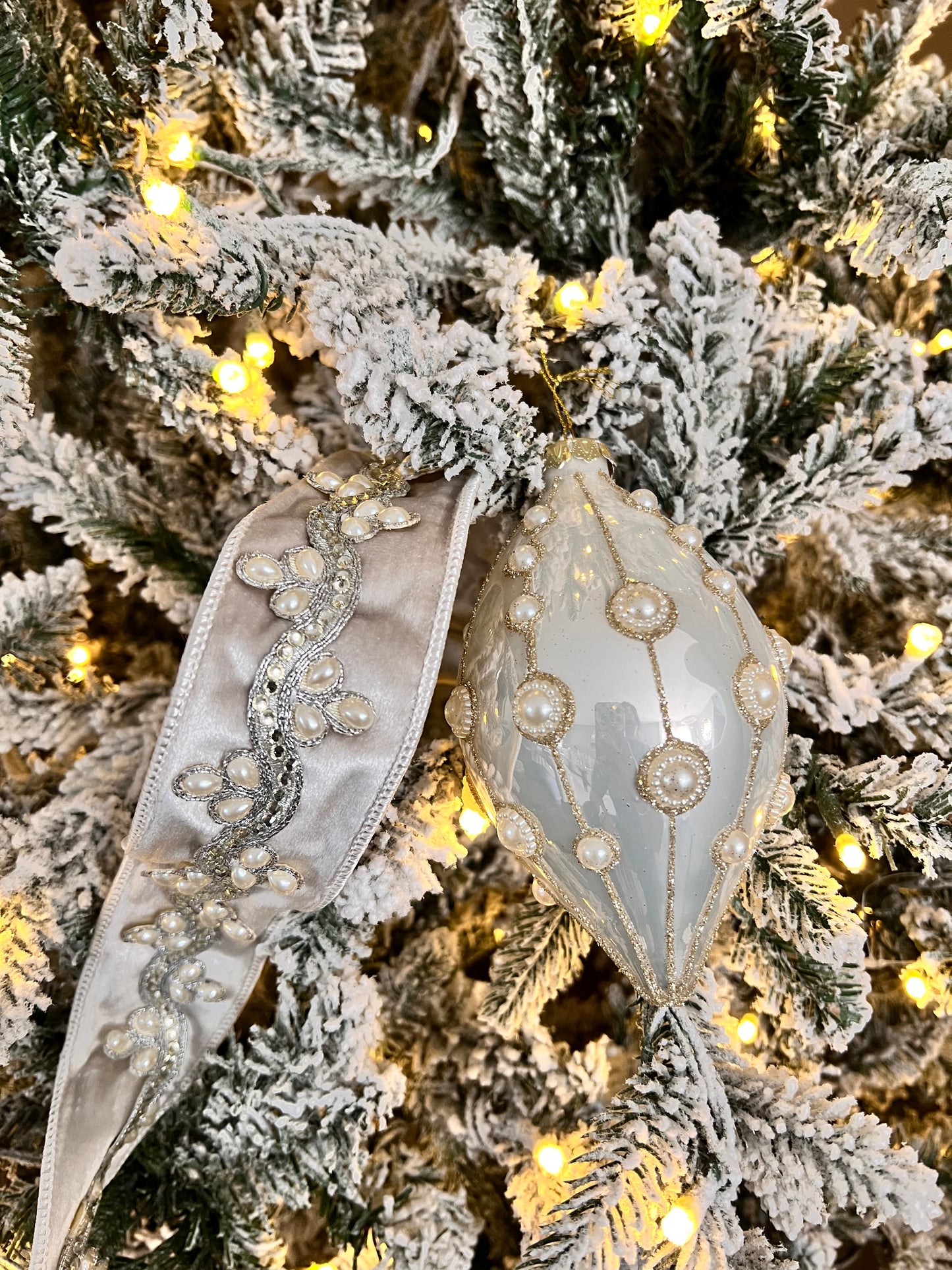 Jeweled Velvet Ribbon