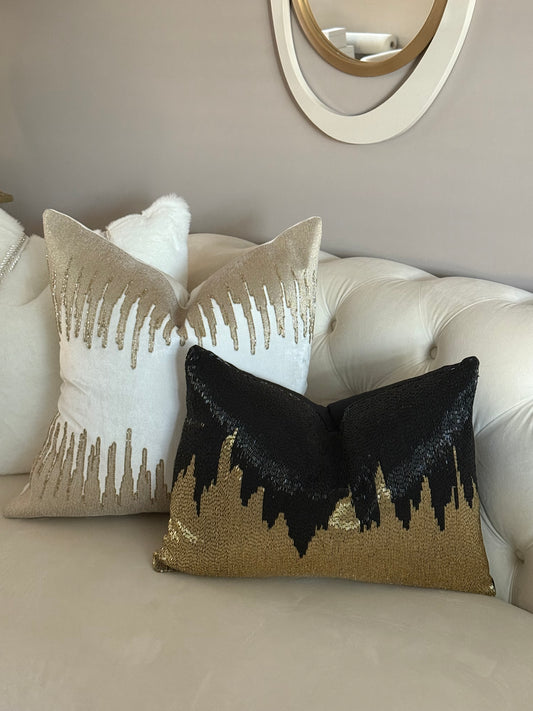 Black And Gold pillow