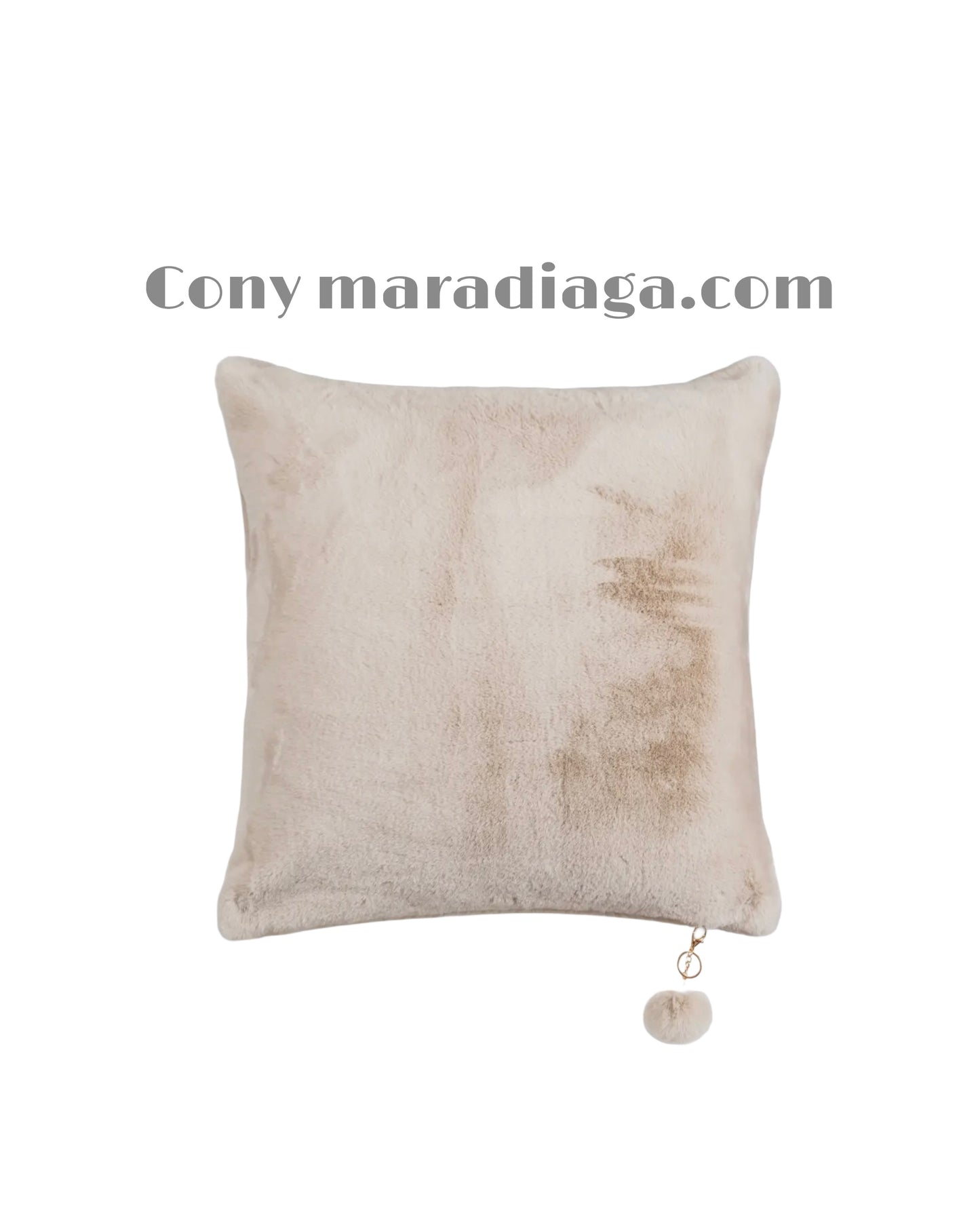 Snow Beige Pillow Cover