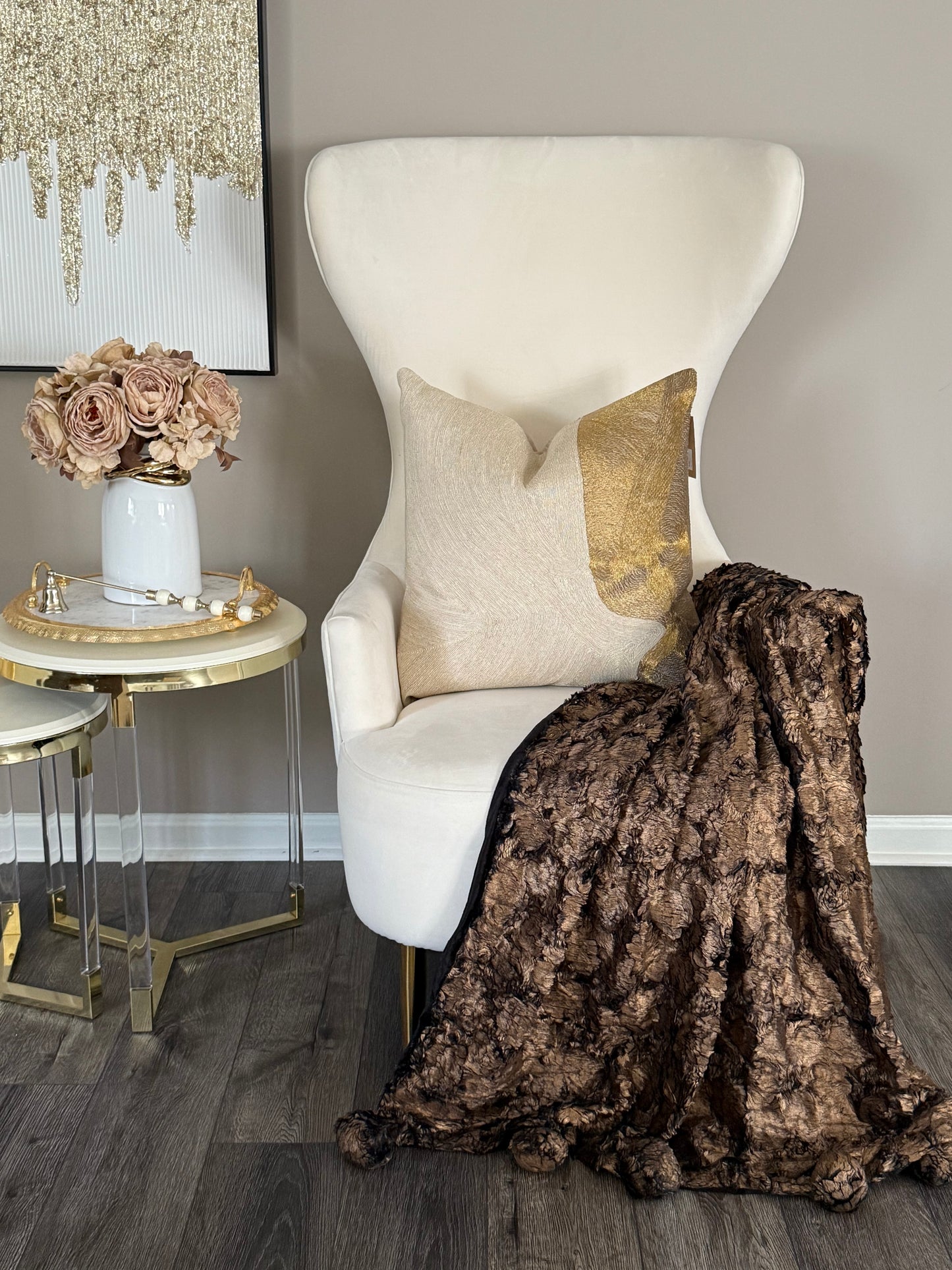 Ivory Gold pillow