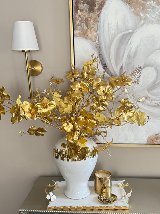 Set of 3 Velvet Spray Gold