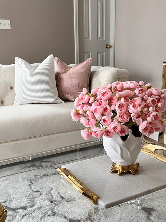 Set of 6 stem pink