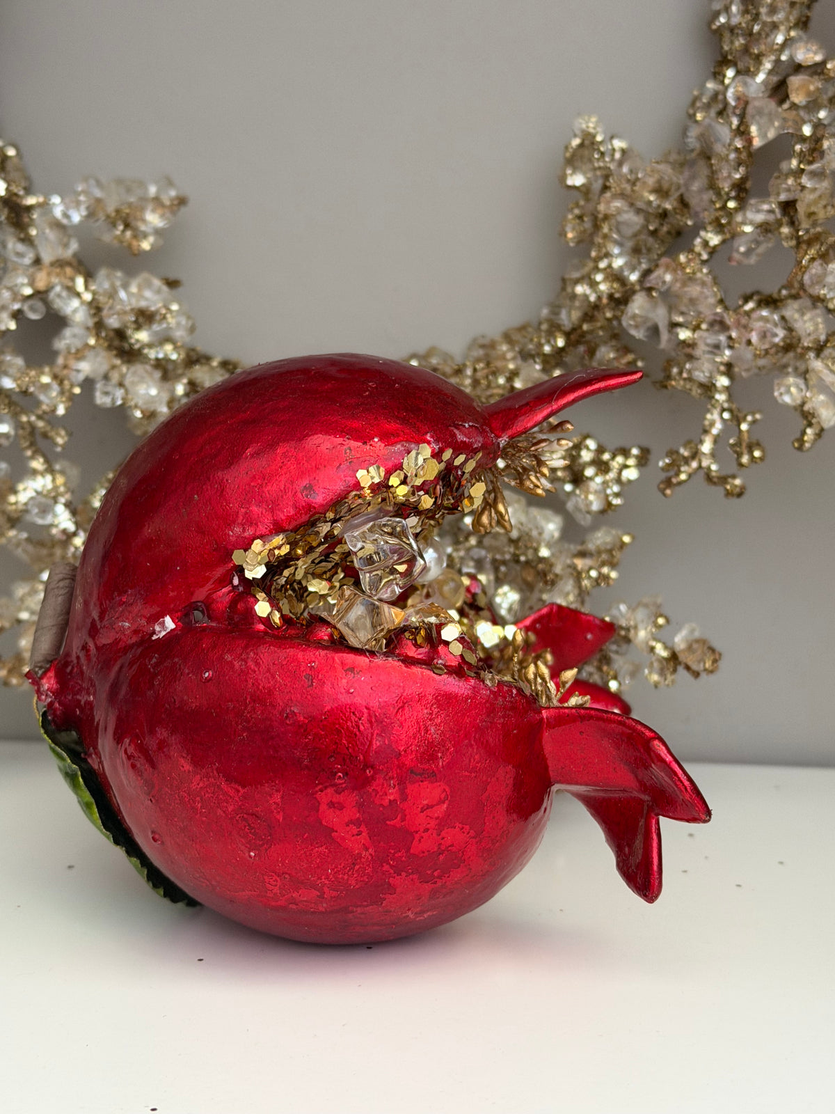 Pomegranate Open With Jewel set of 3