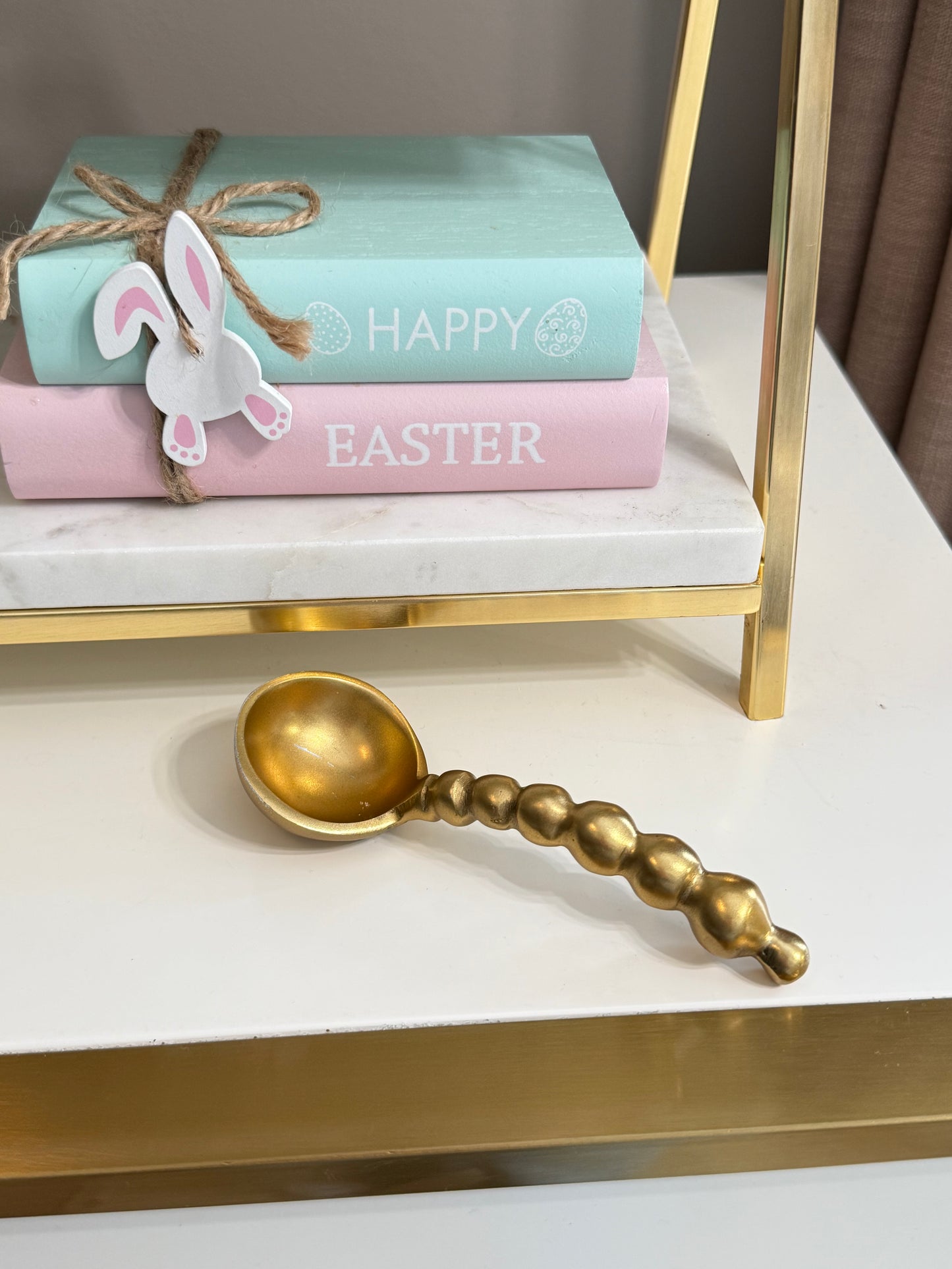 Gold Beaded spoon