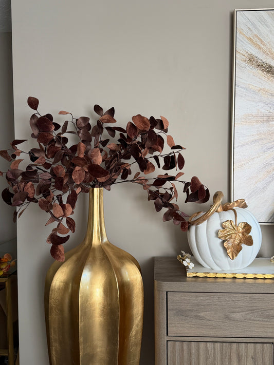 Set of 3 Brown Velvet Stems