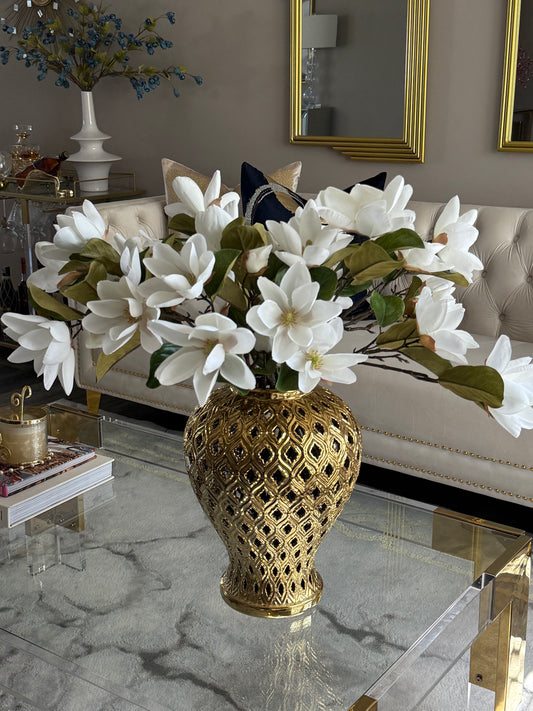 Set of 3 magnolias stems