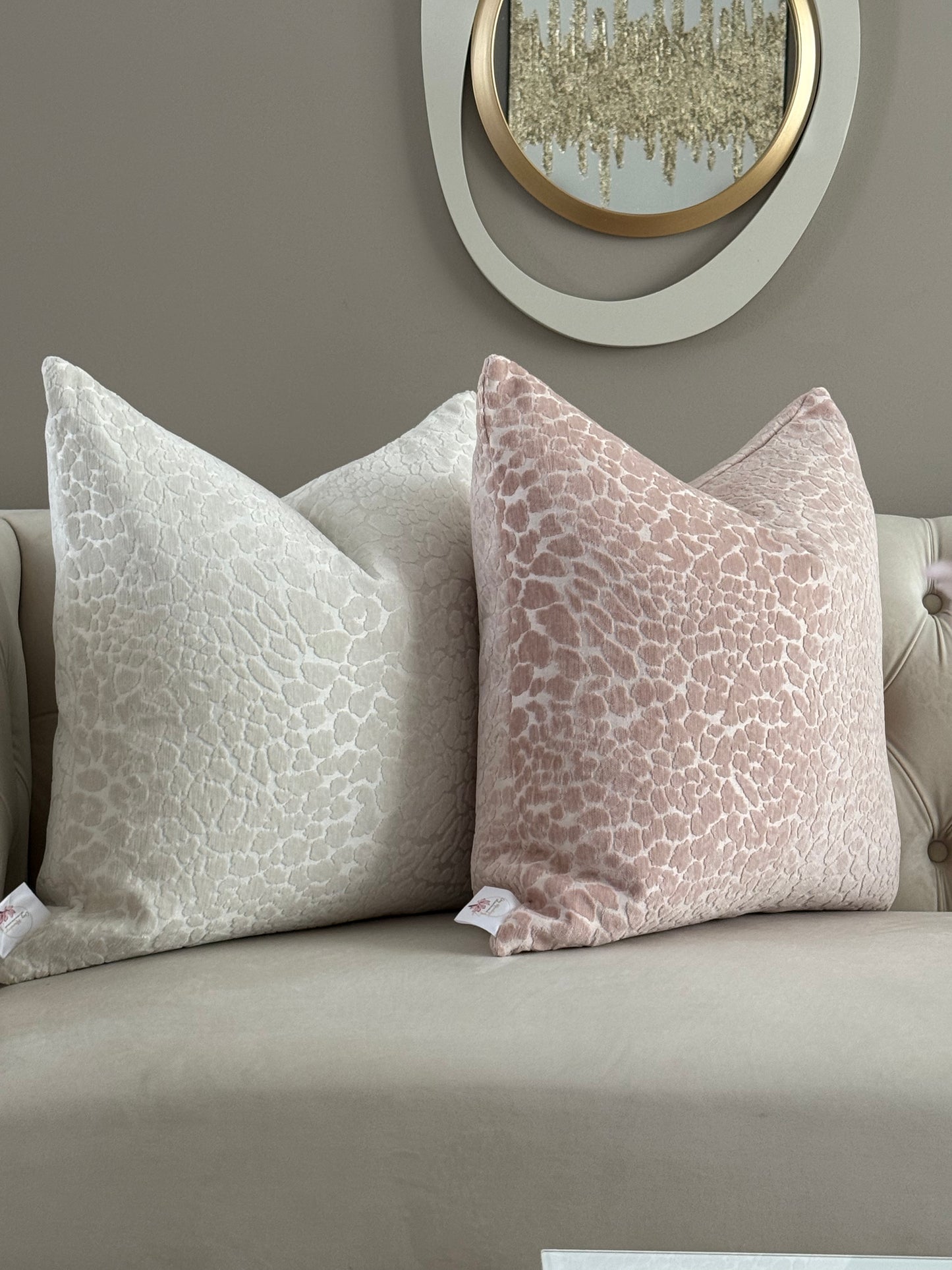 Textured Pillow cover 22” (2 Color available)