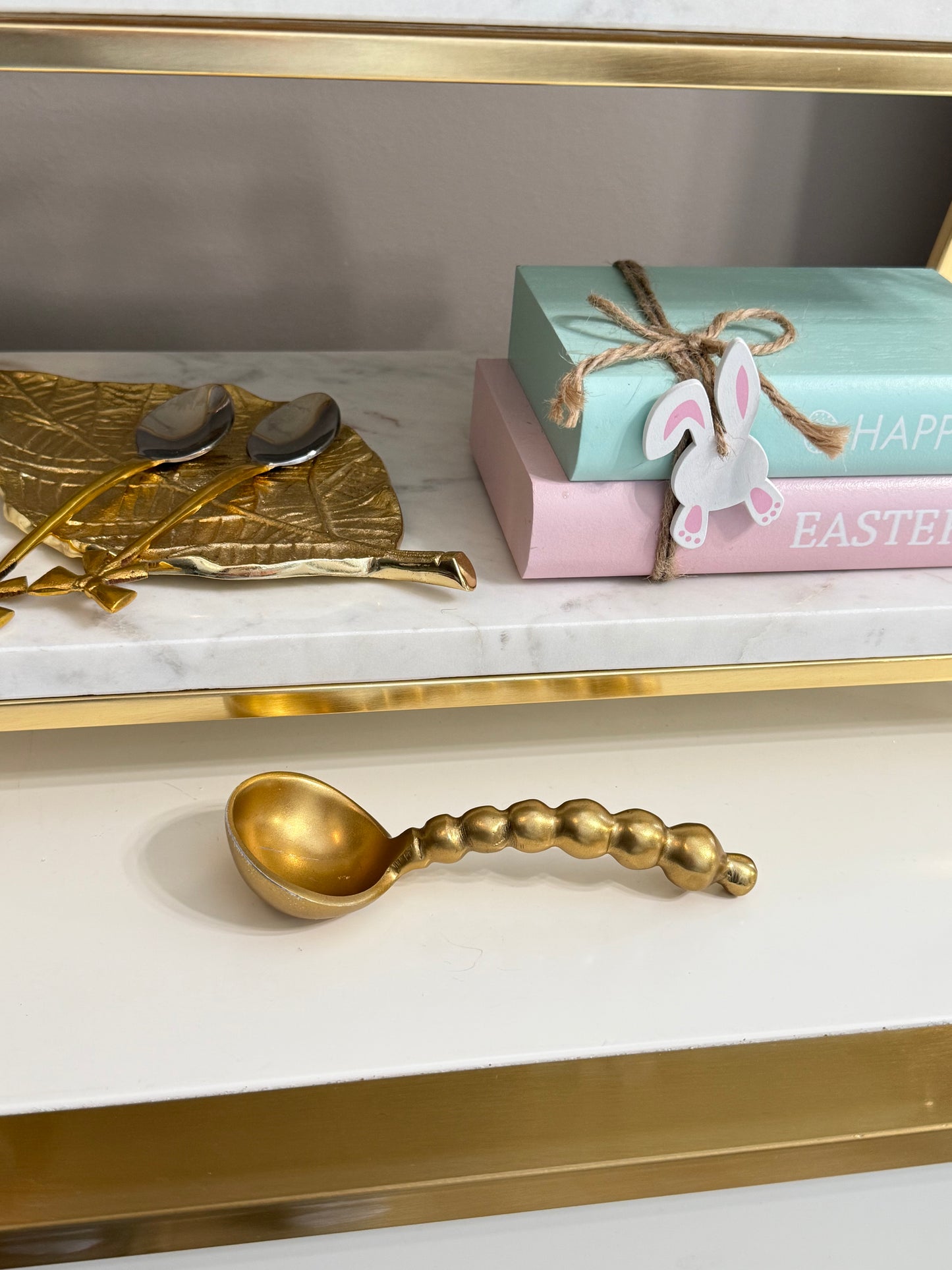 Gold Beaded spoon