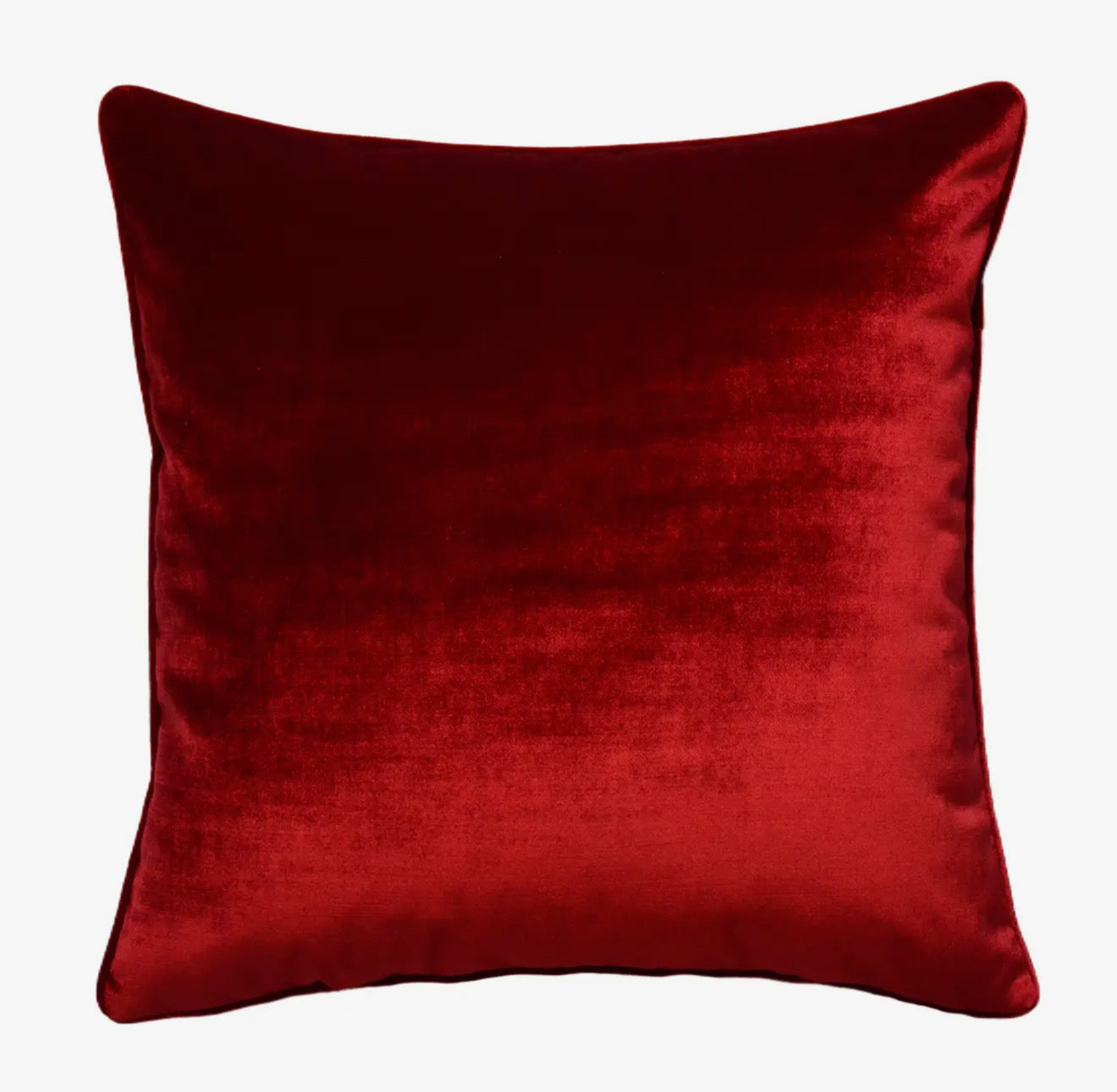 Castle Solid Red Pillow